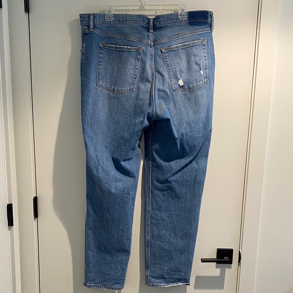 Abercrombie & Fitch Light Blue High Rise Jeans - Picture 3 of 4